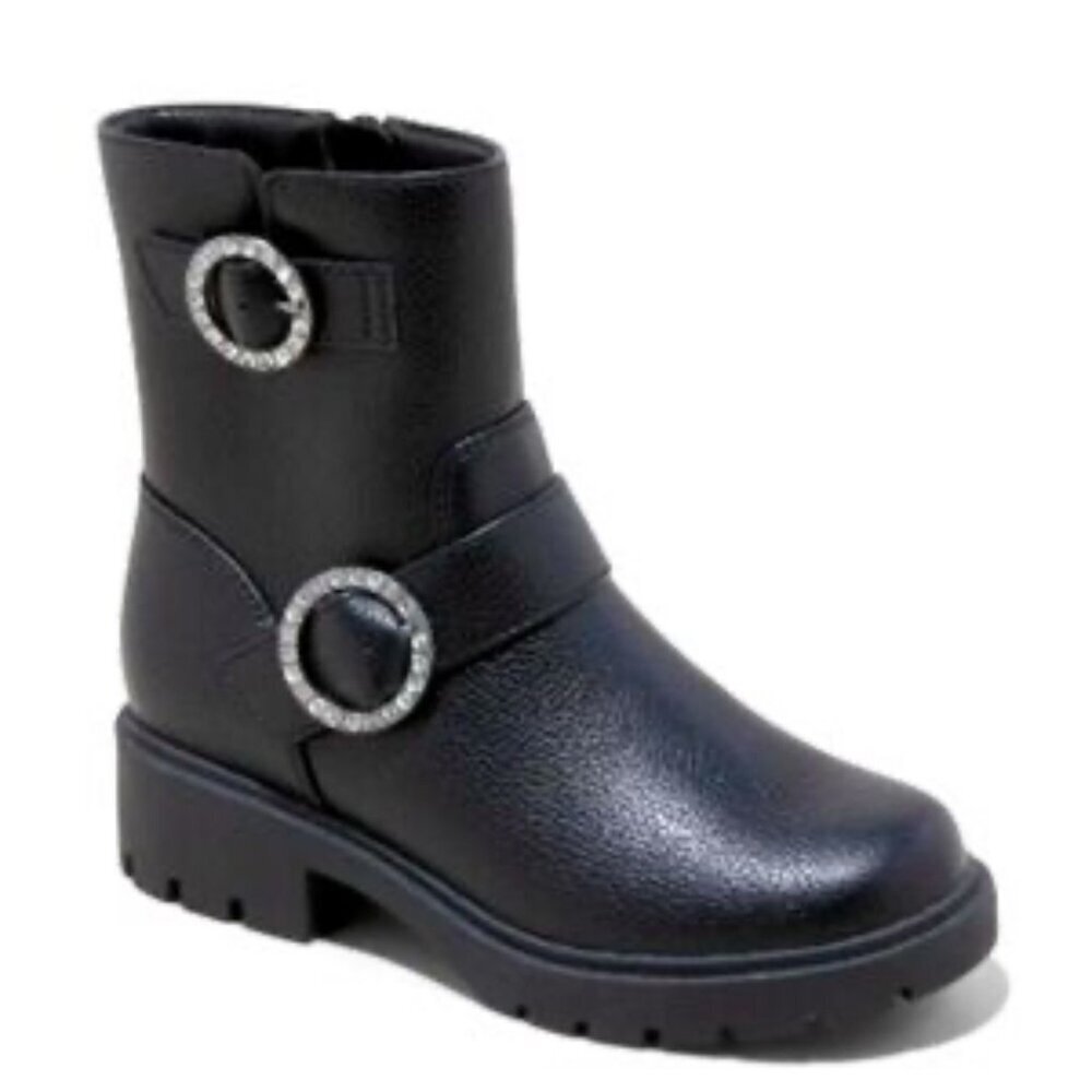 Art Class Big Girl’s Perry Ankle Buckle Boots size 3 NWT